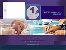 Tablet Screenshot of notariaprimeradeibague.com